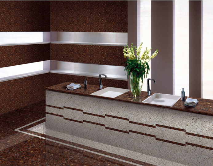 Floor / Kitchen Quartz Stone Countertops Quartz Crystal Composition