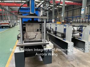 Quality Aluminium Gutter Roll Forming Machine 100-300mm Material Width for sale