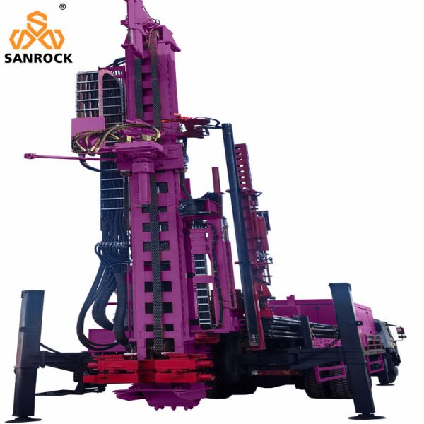 Truck Mounted Drilling Rig With Mud Pump Water Well Drill Machine Reverse Circulation Drilling Rig