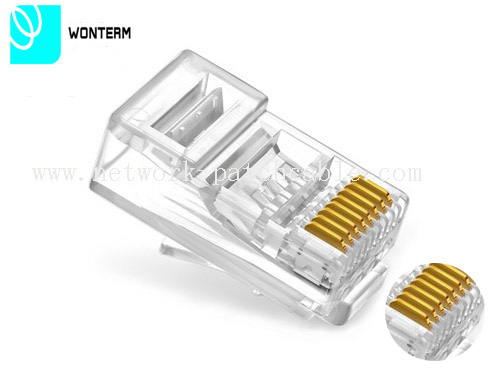 RJ45 Plug Cat5 UTP Patch Cord Rj 45 Network Jack for Solid UTP Cat 5e Cables