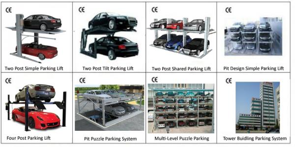 Smart Car Parking System Hydraulic Garage Car Lift Residential Pit Garage Parking Car Lift