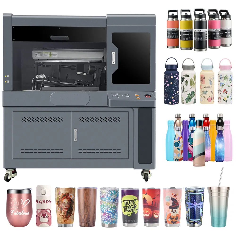 Camera Optional Inkjet Printing Machine 3D Texture Effect LED UV Flatbed Printer