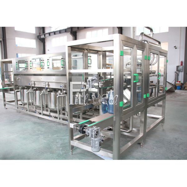 SS 304 20 Liter Jar Filling Machine With Labeling Machine
