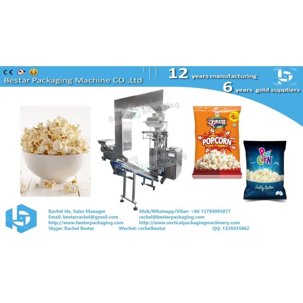 Bestar Small Vertical Popcorn Packaging Machine with Z-shaped Elevator BSTV-160A