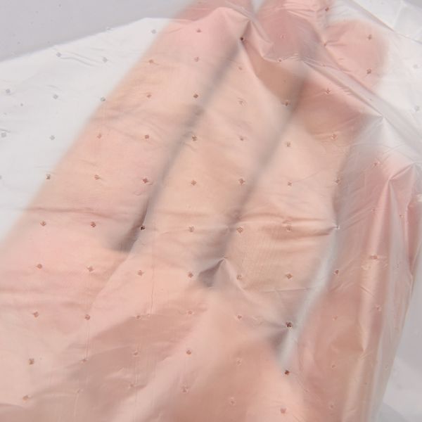 Breathable perforated bag for fruit and vegetable white transparent thickened plastic bag