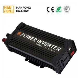China High Frequency XA600watt solar inverter Car power inverter 600W 12V DC AC110V 220V power inverter with USB dual charger on sale