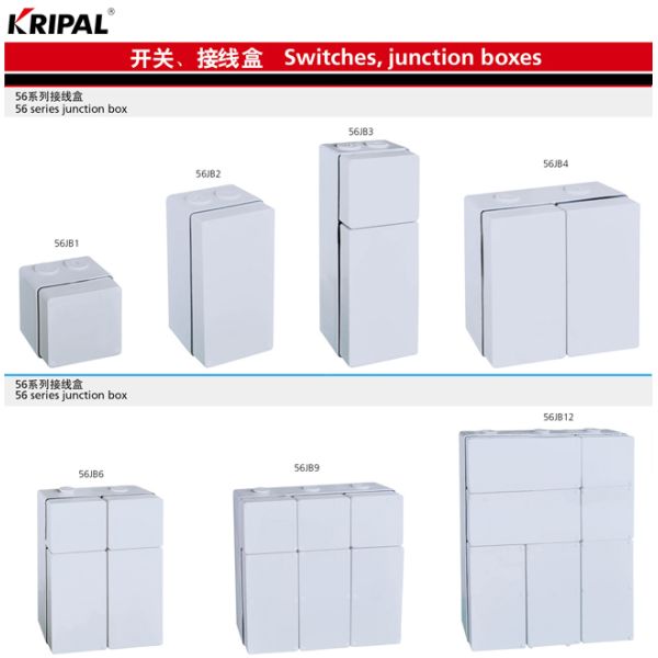 UV resistant PVC Junction Box Enclosures IP66 Junction Boxes For Lighting