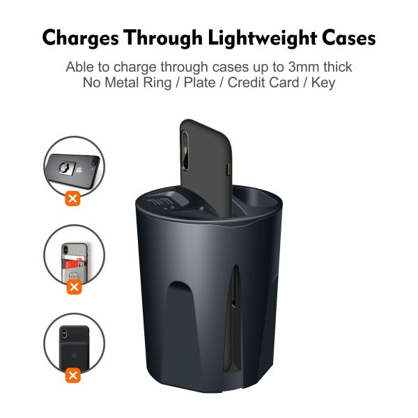 Package Contents Wireless Charging Pad for Silicone Car Mount Qi Wireless Charger