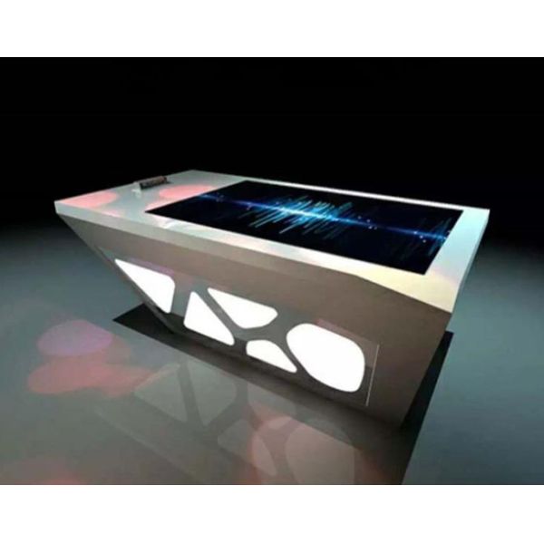 Customizable 55 Inch Touch Screen Coffee Table Waterproof LCD Advertising Monitor Table