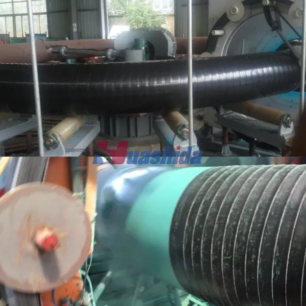 Durable 3-Layer Polyethylene Coating Equipment with CNC Adjustment and Frequency Control for Fluid Transmission Pipeline Bends