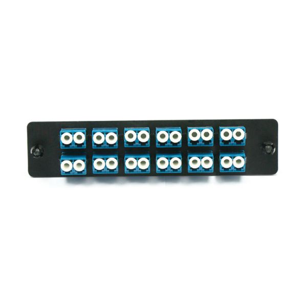 Metal LC Duplex 16fibers OS2 Single Mode Adapter Panel