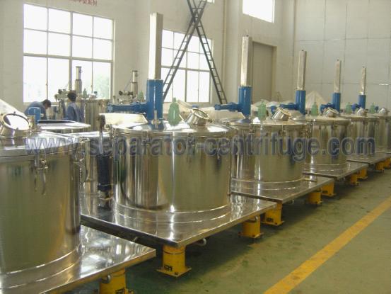 GMP Bag Lifting Batch Basket Centrifuge