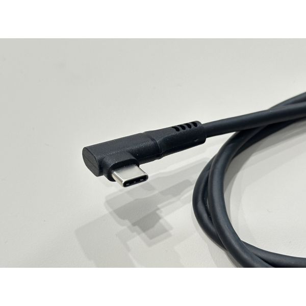 USB Type-C to Type-C Right Angle Connector Cable, 60W PD Fast Charging & Data Transmission Wire for Mobile, Laptop and Tablet