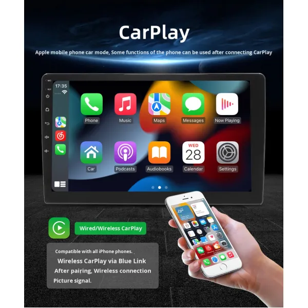 Creatall 7/9/10inch Central Control Car Android GPS Navigation Smart for BT Wifi Internet All-in-One Dashboard Machine