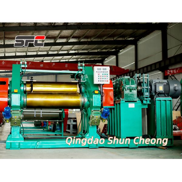 Automatic Grade Vertical Structure 2 Roller Calender for Rubber Processing