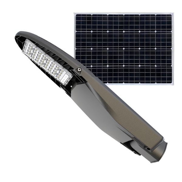 Off Grid 80W 100W integrated solar street light MPPT Control Sensor