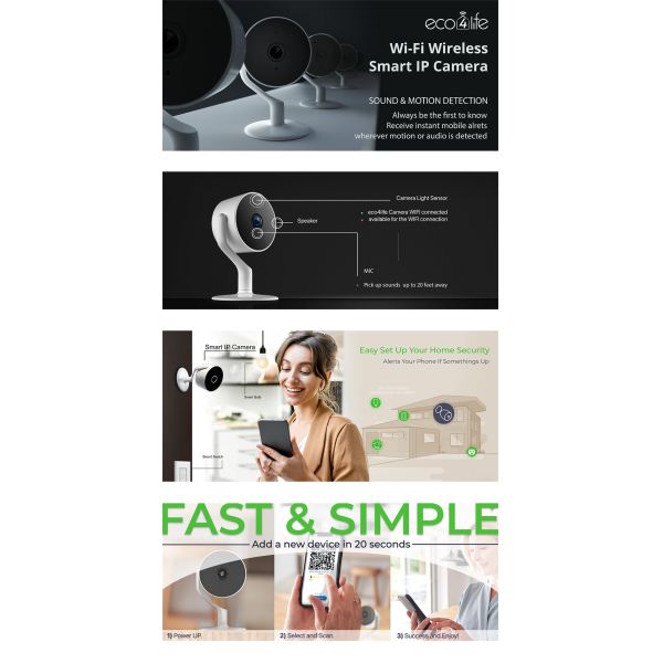 Smart WiFi Camera(SC-BIPC-8C)
