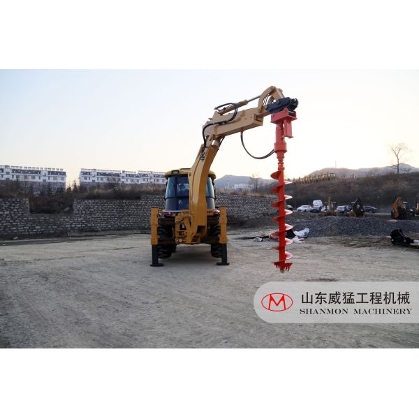 High Performance Hydraulic Auger Attachments In Construction Machinery