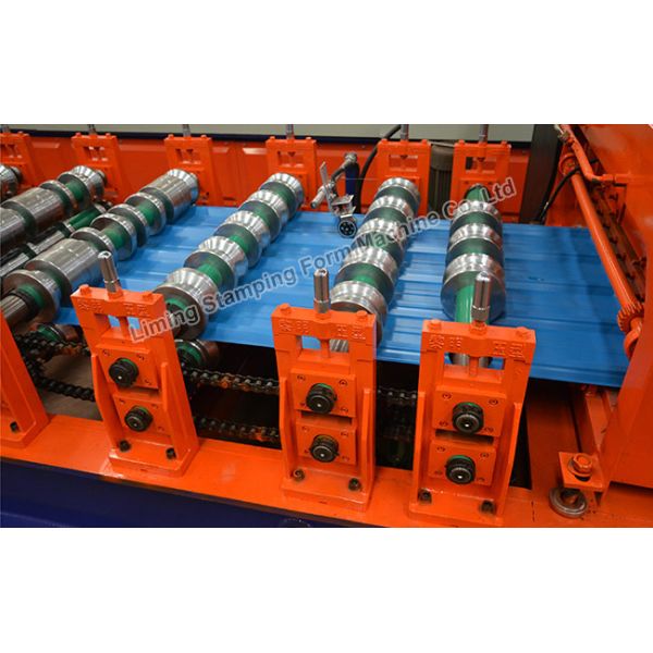 Color Steel Trapezoidal Roofing Sheet Roll Forming Machine
