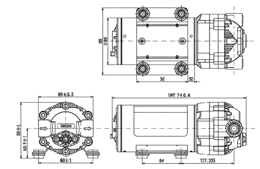 Motor pump