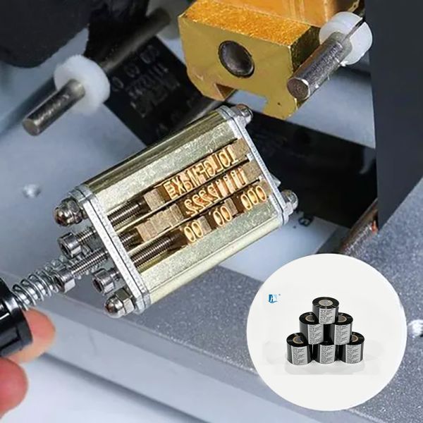 Gold Sliver Hot Stamping Foil for Batch Coding Printing 25mm Width Ribbon Code Dating Foil