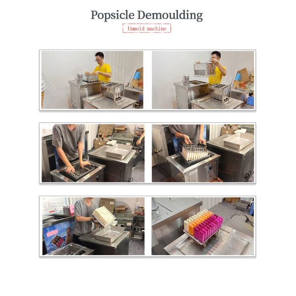 Easy to Cleaning Operation High Quality Popsicle 1-4 Mold Popsicle Machine Supplier