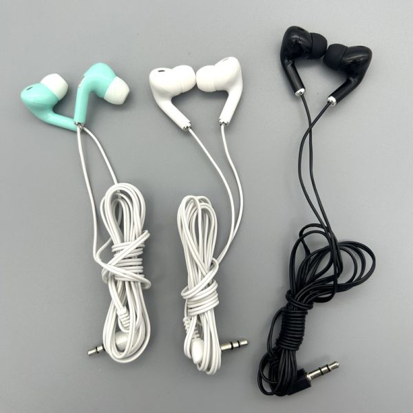 Comfortable Cozy Feeling Wired Headphone with Waterproof Function and 3.5 mm Connectors