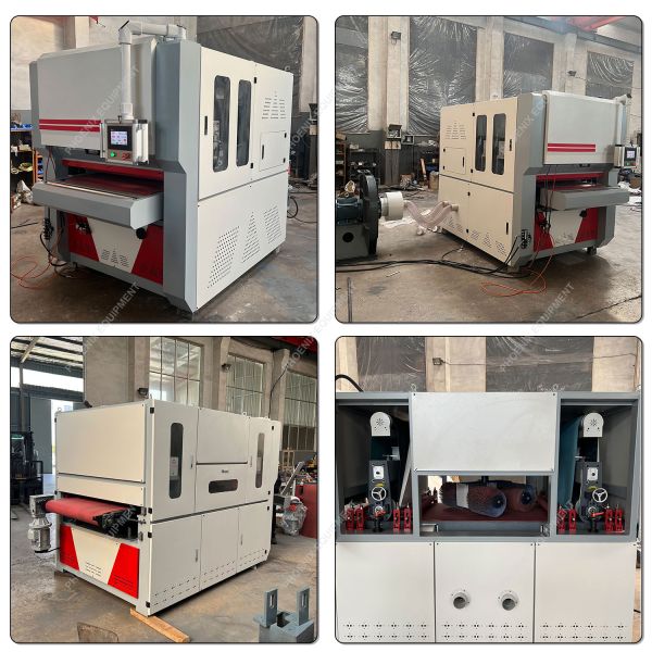 Fixed Method Negative Pressure and Magnetic Suction Dual System Edge Rounding Machine