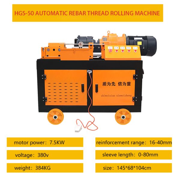 Automatic Hydraulic Bolt and Nut Making Machine Rebar Thread Screw Rolling Machine