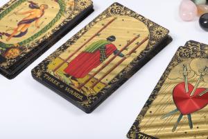 Quality Tarot Themed Custom Plastic Playing Cards Custom Deck Of Cards Bulk for sale