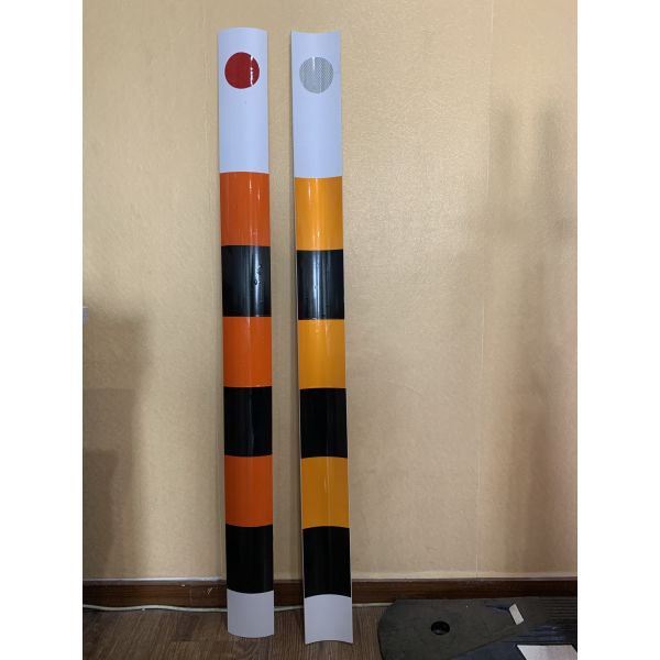 Flexible PVC Delineator Post Safety Guardrail Reflector Road Side Guide Post