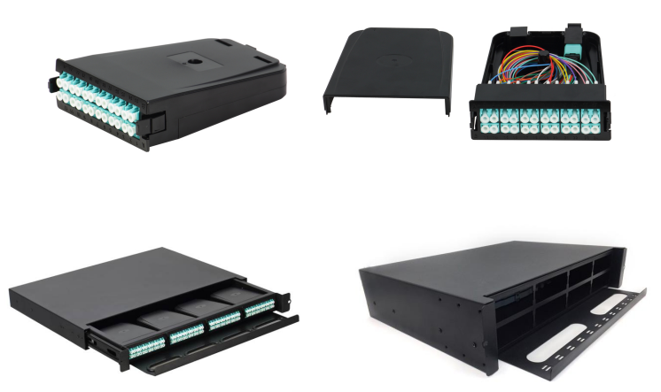 FTTH High-Density MPO/MTP Cassette Management Fiber Optic Patch Panel Slidable Type | Data Center and Network Solution