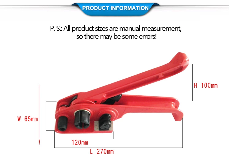 Manual Driven Type H19 Multifunctional Alloy Material Banding Tool for PP PET Strap