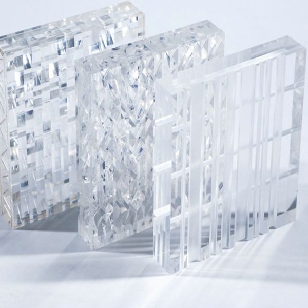 Transparent Acrylic Sheet Advertising Display Laser Cutting Engraving