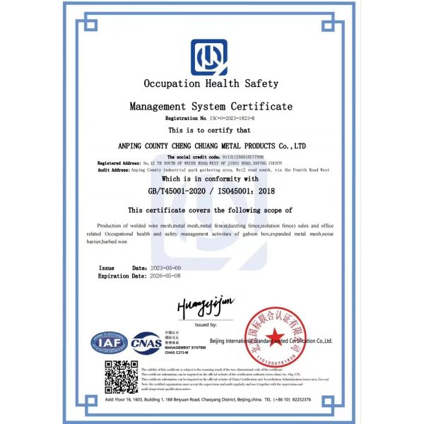 3mm Wire Diameter Metal Frame Pipeline Temporary Barrier Panel with Bracket Support