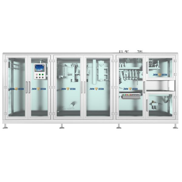 6kw Horizontal Pouch Packing Machine 100ml Fully Automatic Packing And Sealing Machine