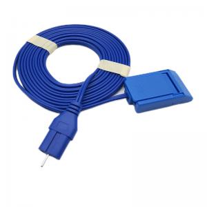 China Medical Esu Cable 2.0mm Grey Or Blue For Bipolar Plate Negative Plate on sale