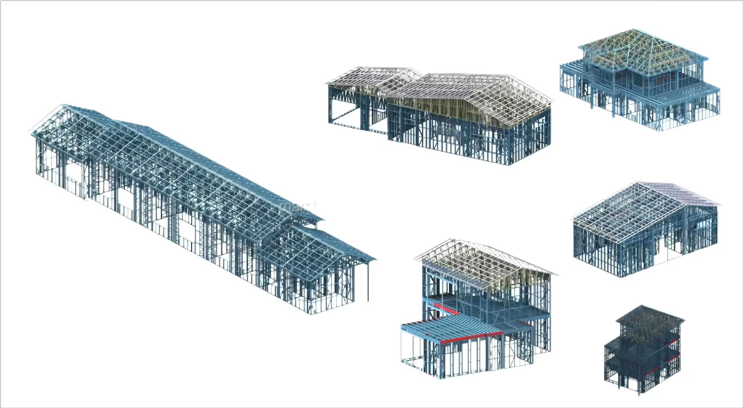 Modern Design Waterproof Thermal Insulation Chicken House Laying Chicken House Steel Structure Poultry House