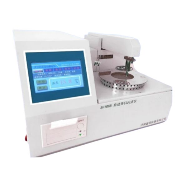Fully Automatic Open Flash Point And Ignition Point Tester ASTMD92 Accuracy 0.5%