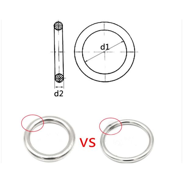 M3 Dia Welded Type Metal Ring Mesh Durable Precision For Warehouse