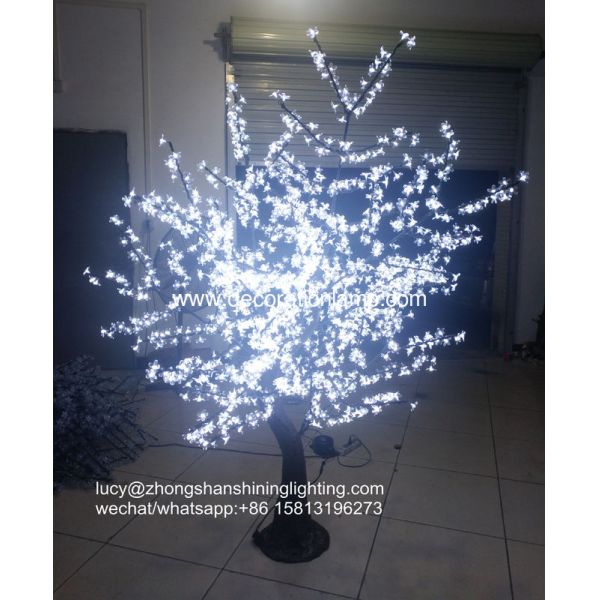 artificial lighted trees