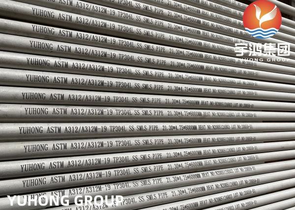 Buy ASTM A312 / ASME SA312 Stainless Steel Seamless Pipe TP304H TP309S TP310S TP310H TP316Ti TP316H TP317L TP904L at wholesale prices