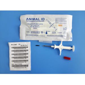 Quality Animal Identification RFID Tracking ISO Transponder Microchip With European Microchip for sale