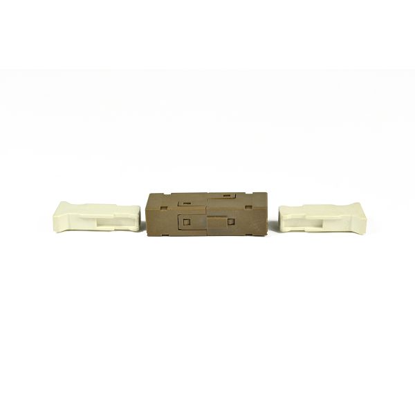 Singlemode Simplex MU Fiber Optic Adapter With High EMI / RFI Environments