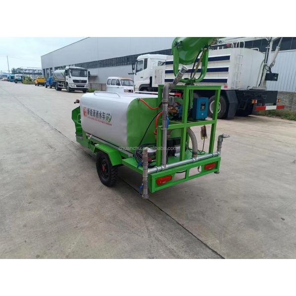 Pure Electric Energy Type Multi Function Dust Suppression Spraying Vehicle Green Belt Lawn Three Wheel Sprinkler