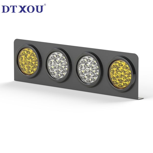 LED indicator light 4-hole bracket Brake indicator light Trailer tail light bracket