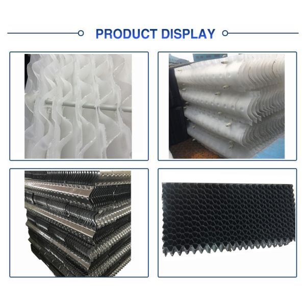 Cross Flow Wave PVC Drift Eliminator 20mm Cooling Tower Eliminator