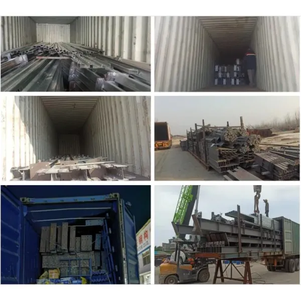 Bolt Concection Easy Install Prefabricated Steel Frame Automatic Car Parking Garage Carport