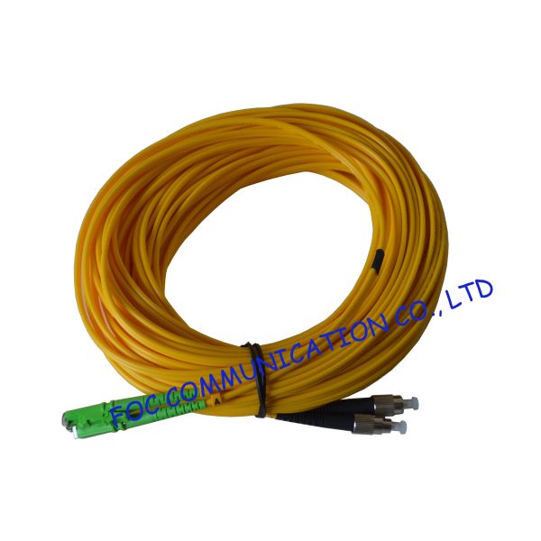 Duplex APC Fiber Optic Assemblies E2000/APC 9/125 Single Mode Fiber
