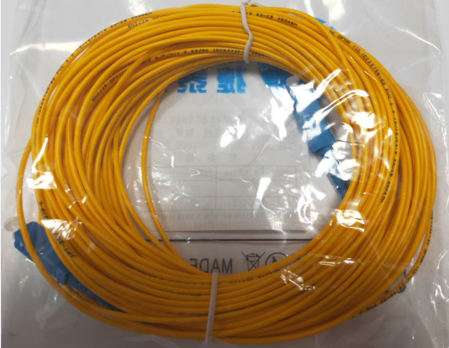 Anti Wear 2.0-25m SC SC Fiber Patch Cord With Insert / Pull Latching Connector